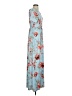 Ella Mara Floral Blue Casual Dress Size S - photo 4
