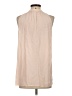 Theory 100% Silk Tan Sleeveless Silk Top Size S - photo 2