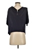 Willow & Clay 100% Viscose Blue Short Sleeve Top Size S - photo 2