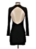 Klassy Network Solid Black Casual Dress Size S - photo 2