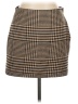 H&M Houndstooth Brown Formal Skirt Size 10 - photo 1