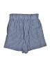 Shein 100% Polyester Stripes Blue Shorts Size 4 - photo 2
