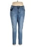 Tahari Solid Blue Jeans Size 16w - photo 1