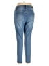 Tahari Solid Blue Jeans Size 16w - photo 2