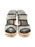 Marc by Marc Jacobs Stripes Gray Ivory Wedges Size EU 40 - photo 2
