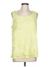 Chico's 100% Nylon Green Sleeveless Blouse Size Lg (2) - photo 1