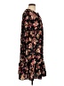Unbranded 100% Polyester Floral Black Casual Dress Size L - photo 4