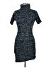 Seductions Tweed Blue Casual Dress Size M - photo 1