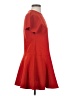H&M Solid Red Casual Dress Size XS - photo 4