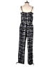 Madewell Checkered-gingham Black Jumpsuit Size XS - photo 2