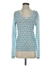 Assorted Brands Polka Dots Blue Pullover Sweater Size S - photo 1