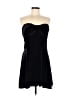 Gap Solid Black Cocktail Dress Size L - photo 1