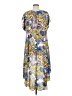 Cha Cha Vente 100% Polyester Paisley Blue Casual Dress Size M - photo 2