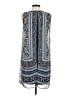 AB Studio 100% Polyester Paisley Blue Casual Dress Size 6 - photo 2
