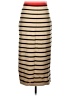 Unbranded Stripes Tan Casual Skirt Size S - photo 2
