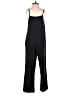 LACAUSA 100% Silk Solid Black Jumpsuit Size XS - photo 2