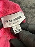 Flat White Solid Pink Turtleneck Sweater Size L - photo 7