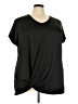 Monroe and Main Black Short Sleeve Top Size 3X - photo 1