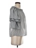 Gianni Bini 100% Polyester Gray 3/4 Sleeve Blouse Size XS - photo 4
