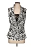 Alberto Makali 100% Polyester Ivory Sleeveless Blouse Size L - photo 1