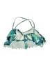 Unbranded Tropical Blue Swimsuit Top Size L - photo 2