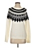 Lord & Taylor Chevron-herringbone Ivory Pullover Sweater Size XS - photo 1
