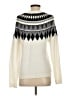 Lord & Taylor Chevron-herringbone Ivory Pullover Sweater Size XS - photo 2