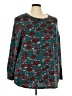 Evans Teal Long Sleeve Blouse Size 22 - 24 - photo 1