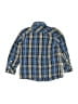 Gioberti Plaid Blue Long Sleeve Button-Down Shirt Size 6 - photo 2
