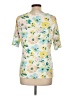 Time and Tru Yellow Short Sleeve Blouse Size L - photo 2
