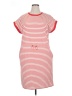 She + Sky Stripes Red Casual Dress Size XL - photo 1