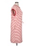 She + Sky Stripes Red Casual Dress Size XL - photo 4