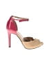 BCBGeneration Color Block Pink Tan Sandals Size 6 - photo 1