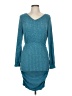 Unbranded 100% Polyester Teal Pullover Sweater Size M - photo 1