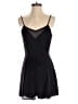 Express 100% Polyester Solid Black Romper Size 2 - photo 1