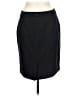 Ann Taylor Solid Black Wool Skirt Size 10 - photo 2