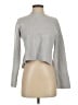 Pink Rose Gray Turtleneck Sweater Size S - photo 1
