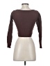 Zara Brown 3/4 Sleeve Top Size S - photo 2