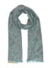 Unbranded Paisley Teal Brown Scarf One size - photo 1