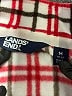 Lands' End 100% Polyester Plaid Red Pullover Sweater Size 10 - 12 - photo 7