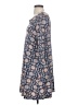 THREE PINK HEARTS Paisley Aztec Or Tribal Print Argyle Blue Casual Dress Size S - photo 5