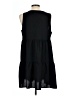Unbranded Solid Black Casual Dress Size L - photo 2