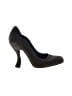 Prada Black Gray Heels Size EU 38 1/2 - photo 1