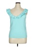 Sofia Jeans by Sofia Vergara Teal Sleeveless T-Shirt Size XL - photo 1