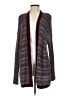 Soft Surroundings Gray Burgundy Cardigan Size S - photo 1