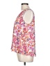 St. Tropez West 100% Polyester Paisley Orange Sleeveless Blouse Size L - photo 5