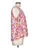 St. Tropez West 100% Polyester Paisley Orange Sleeveless Blouse Size L - photo 4