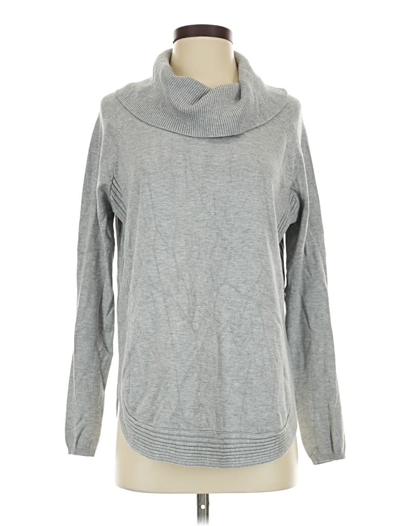 Pre-owned Lety & Me Turtleneck Sweater In Gray
