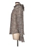 Sweewe 100% Polyester Paisley Gray Long Sleeve Blouse Size L - photo 5