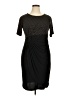 En Focus Studio Black Cocktail Dress Size 14w - photo 1